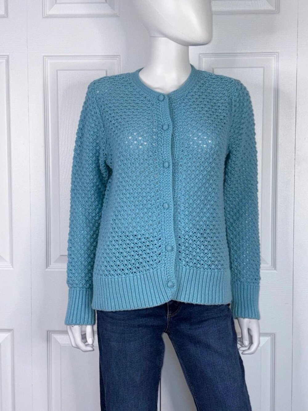 L.L. Bean women's wool cardigan size Large